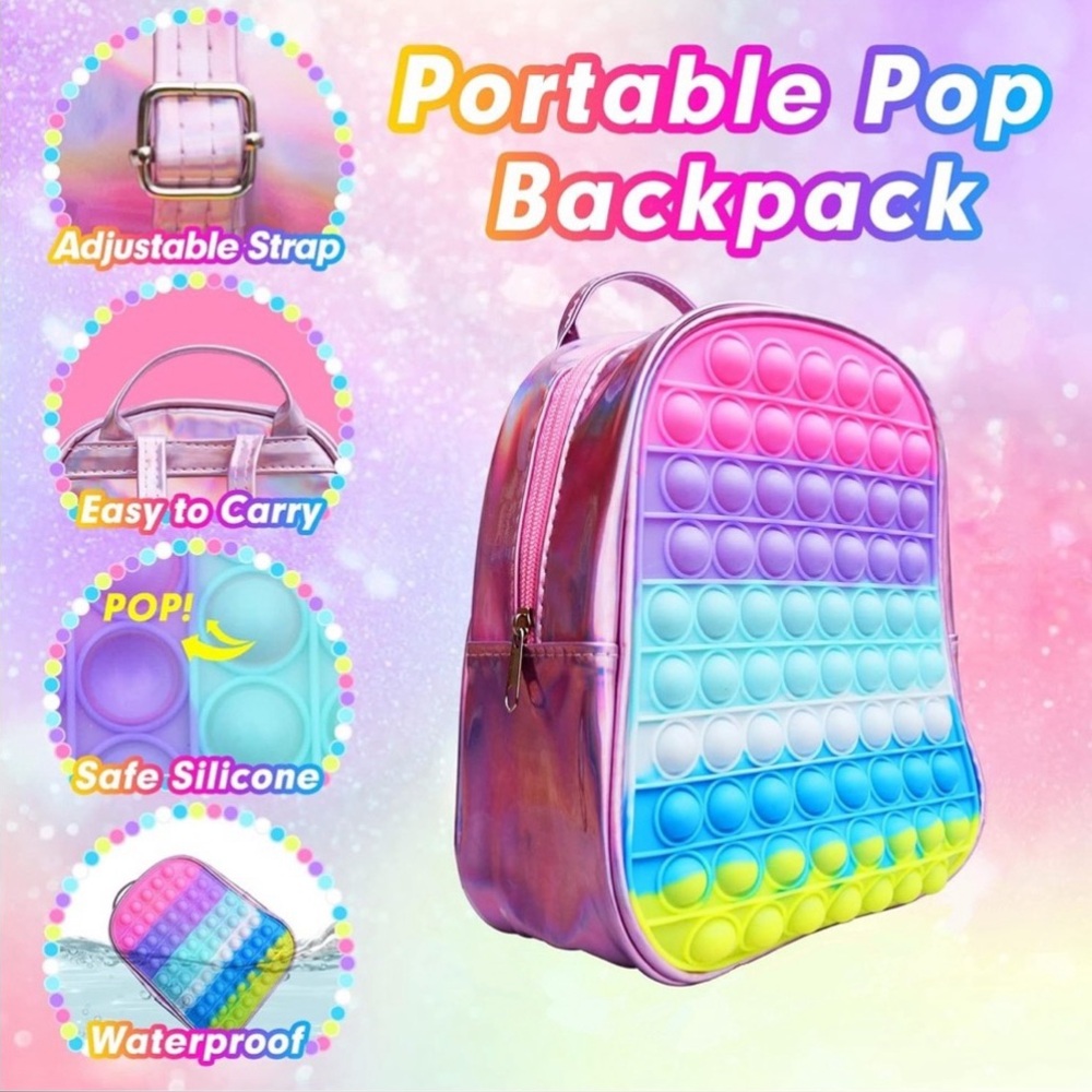 POP IT Backpack in Multi-Colored - Picture 2 of 13
